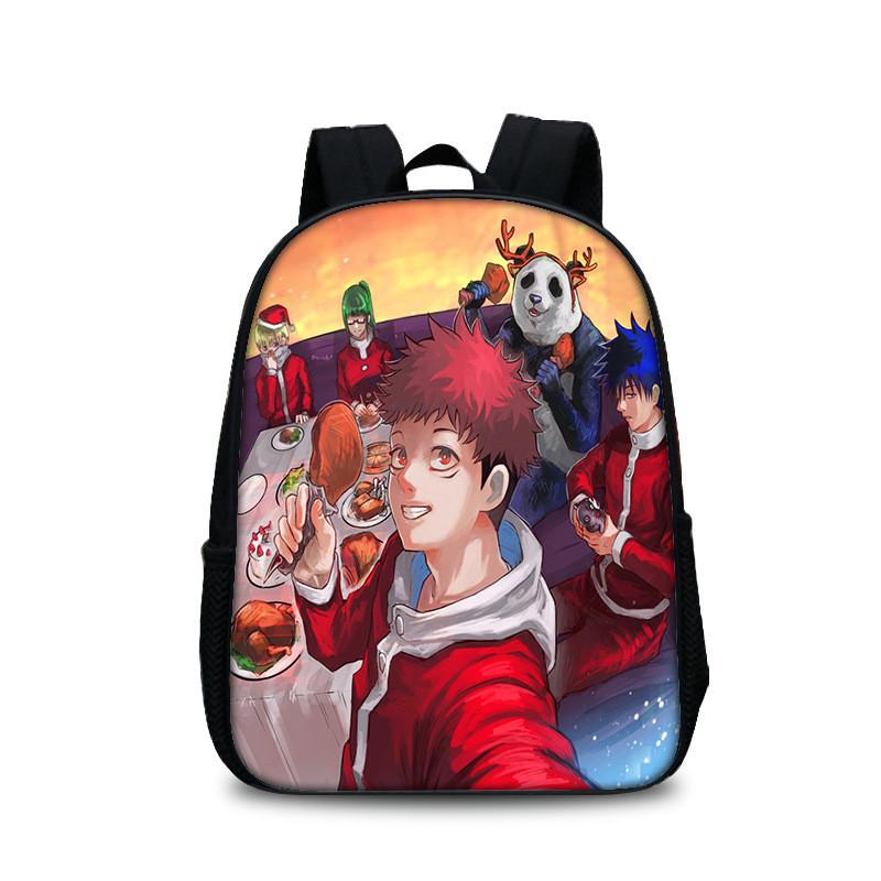 Jujutsu Kaisen Backpack With Polyester Material And Spacious Design For Students And Daily Use