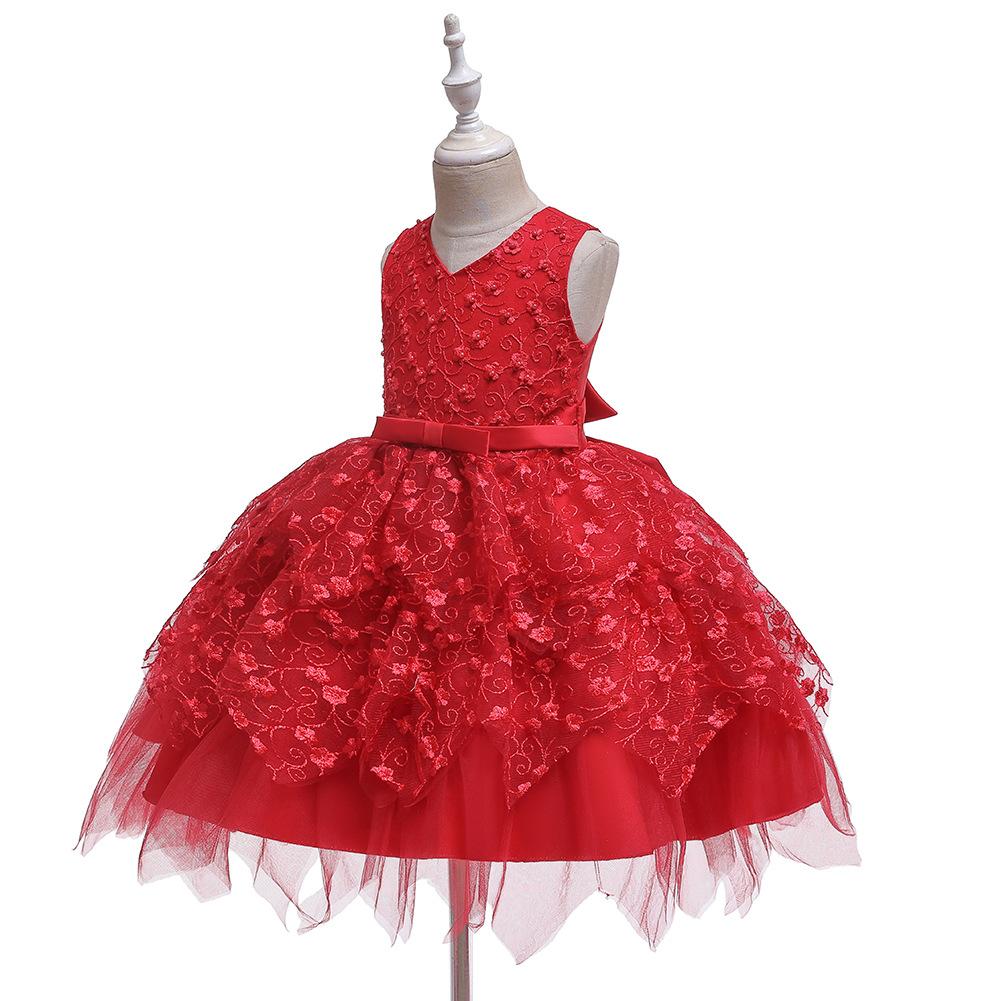 Detské princeznovské nadýchané šaty Darčeky pre malé dievčatká Módne šaty Trblietavé detské narodeninové šaty Elegantné jemné spoločenské šaty Plesové šaty pre dievčatá