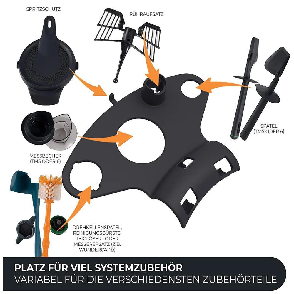 For Thermomix TM5 TM6 Storage Rack Holder Cooking Storage Rack Food Processor Accessories Holder Thermomix Accessories TM5 TM6