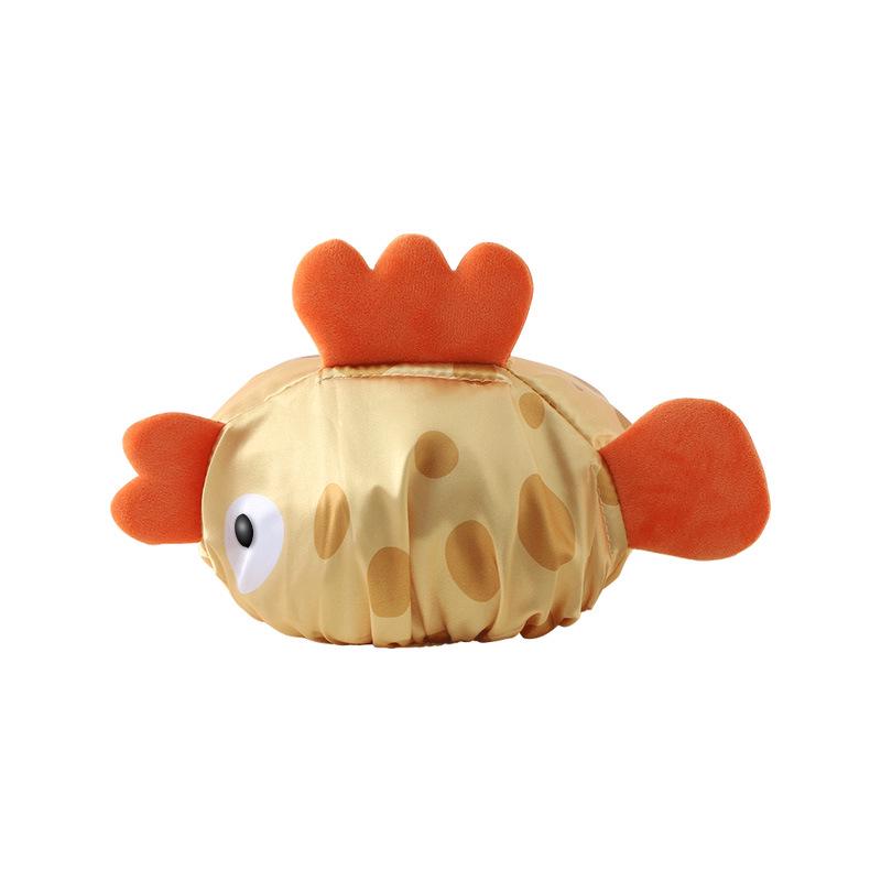 Kinder Cartoon Doppelschichtige Wasserdichte Badehaube - Niedlich, Verdickt, Anti-Öldampf, Duschhaube für Mädchen