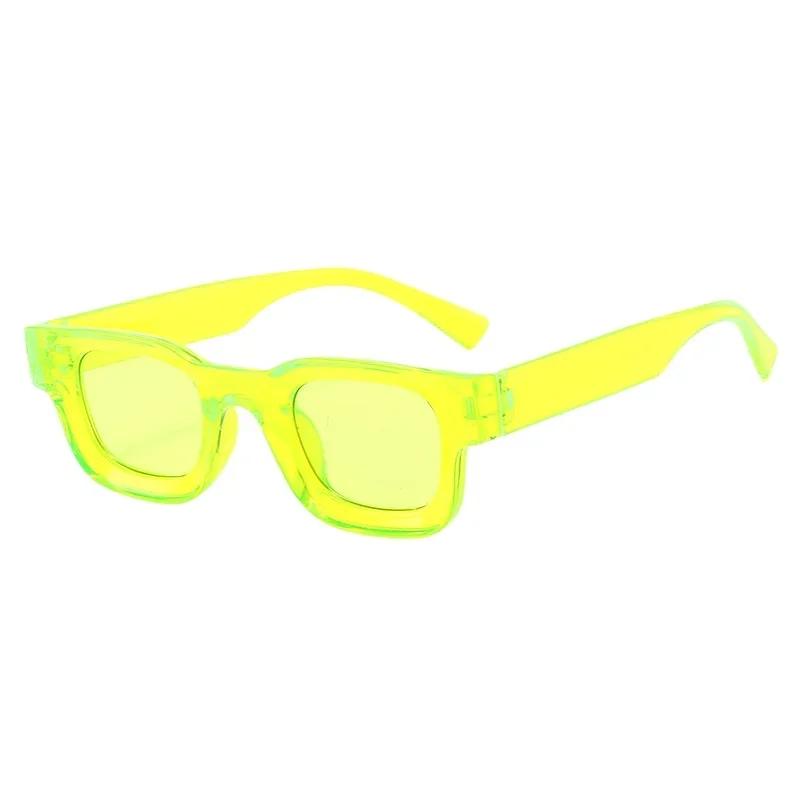 Fashion Travel UV400 Protection Sun Glasses Unisex Small Frame Concave Sunglasses Men Luxury Design Retro Hip-hop Punk Sunglass