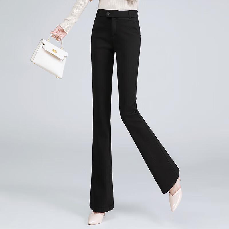 

Женские брюки клеш с высокой посадкой и бархатной подкладкой XL