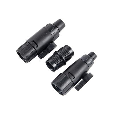 1 STÜCK 12mm/16mm Doppelhahn Schnellkupplung Aquarium Wasserkontrollventil Schlauchleitung Aquariumsystem-Kit Anschlusszubehör