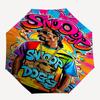 1pc Snoop Dogg Automatic Open, Windproof, Compact Travel Umbrella, Gift for Birthday, Christmas, Business 93044