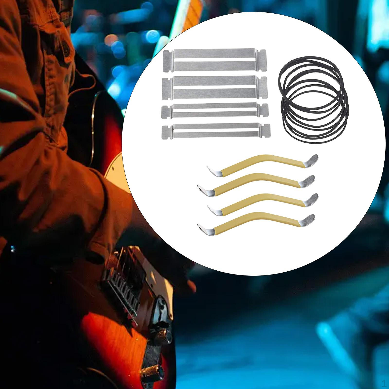 

Fingerboard Guards Rubber Coated String Spreaders for Guitar Stringed Instruments Care Tool