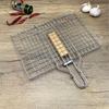 ZISIZ Faltbarer Edelstahl BBQ Grillzange
