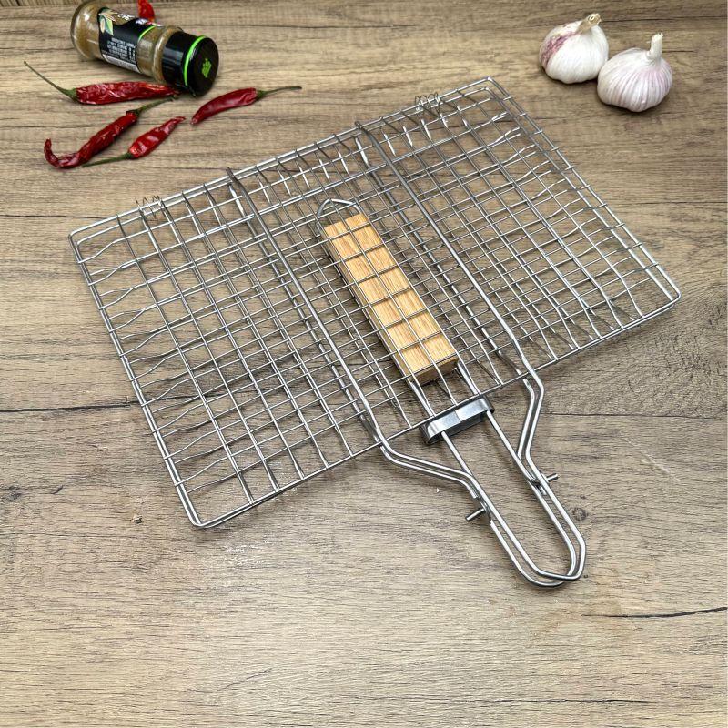 ZISIZ Faltbarer Edelstahl BBQ Grillzange