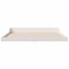 White Bed Frame 180 x 220 cm Solid Pine Wood