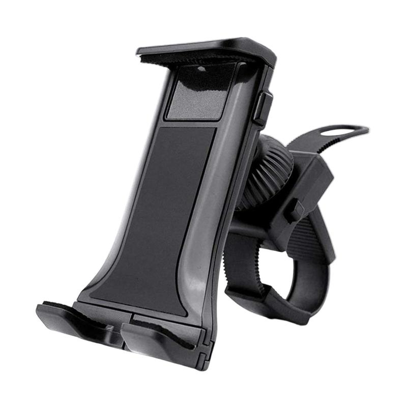 Motorcycle Phone Holder 360 Rotation Mountain Road Bike Detachable Anti Shaking Mobile Phone Clamp for Stroller Treadmill E Bike