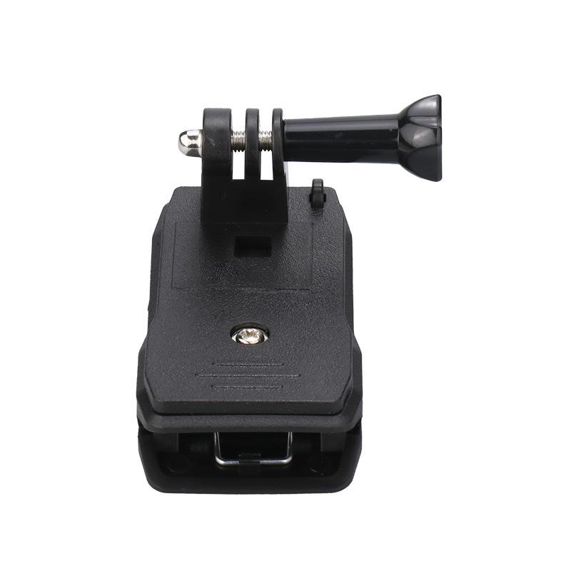 1PCS 360° Rotary Clip Mount For Camera 13 12 10 9 8 7 Insta360 X3X4 SJCAM - Hat Belt Backpack Clamp Accessories