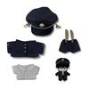 Stuffed Clothes 20cm School Uniform Stuffed Toy Collar Suit Boys Doll Clothes Junior High School High School Cheer School Run (hat Included)