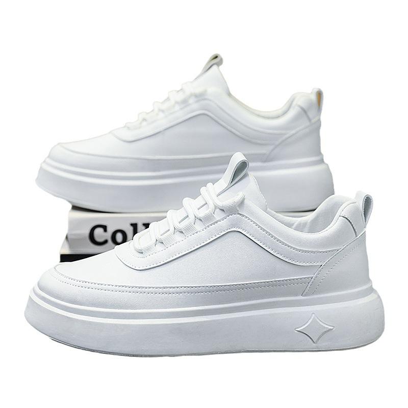 22 autumn and winter new big head shoes breathable muffin thick-soled student casual board shoes