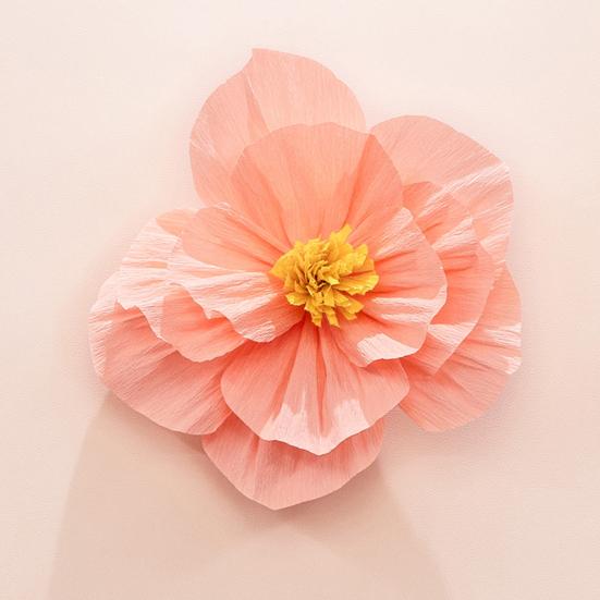 3Pcs Artificial Flower Three-Dimensional Design Festival Atmosphere Warm Joyful Colors Decorative Paper Flowers Home Party Office Gift Background