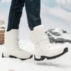 Women/Men's Snow Boots Mens Winter Boots Retro Combat Boots Anti Slip Wear-resistant Outdoor Boots Outdoor Waterproof Boots