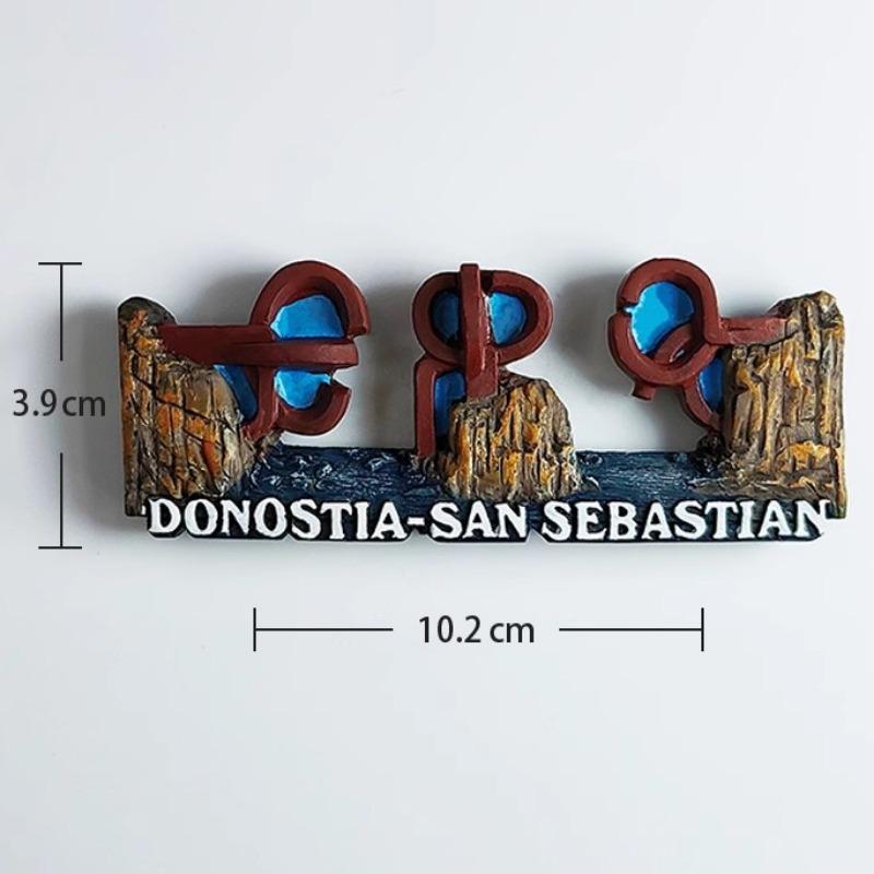 Spain Fridge Stickers Santo Domingo de la Calzada Travelling Souvenirs Plaza De Toros San Sebastian Fridge Magnets Wedding Gifts