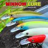 Lure Bait Minnow 9cm 11cm Luminous Bionic Decoy Plastic Hard Bait Fish Bait Long-range Floating Minnow