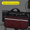 Reflective Wheelchair & Stroller Armrest Organizer with Multifunctional Pockets