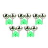 5Pcs Fishing Pole Fish Bite Lure Alarm Alert Twin Bell Ring Rod Tip Clip Fishing Bell