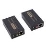 VGA Extender 328ft HD Plug and Play VGA Sender und Empfänger HDB15 F RJ45 Sound DC3.5 Schnittstelle US-Stecker