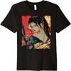 Samurajkrigare Waifu Flicka Japansk Ukiyo-e Manga Samuraj Premium T-shirt