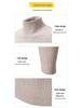 Men's Retro Solid Color Slim Turtleneck Sweater - Versatile Inner or Outer Wear, Thin Knit Design