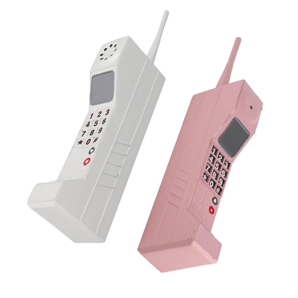 Retro Cellphone Model Old Fashioned Cellular Phone Model Ornament Vintage Simulation Photographic Pr