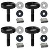FENRIR Motorcycle Saddlebag Lock Security Bolt Knob Fastener Hardware 304 Stainless Compatible with CVO Ultra Electra Street Road Road King Road Road