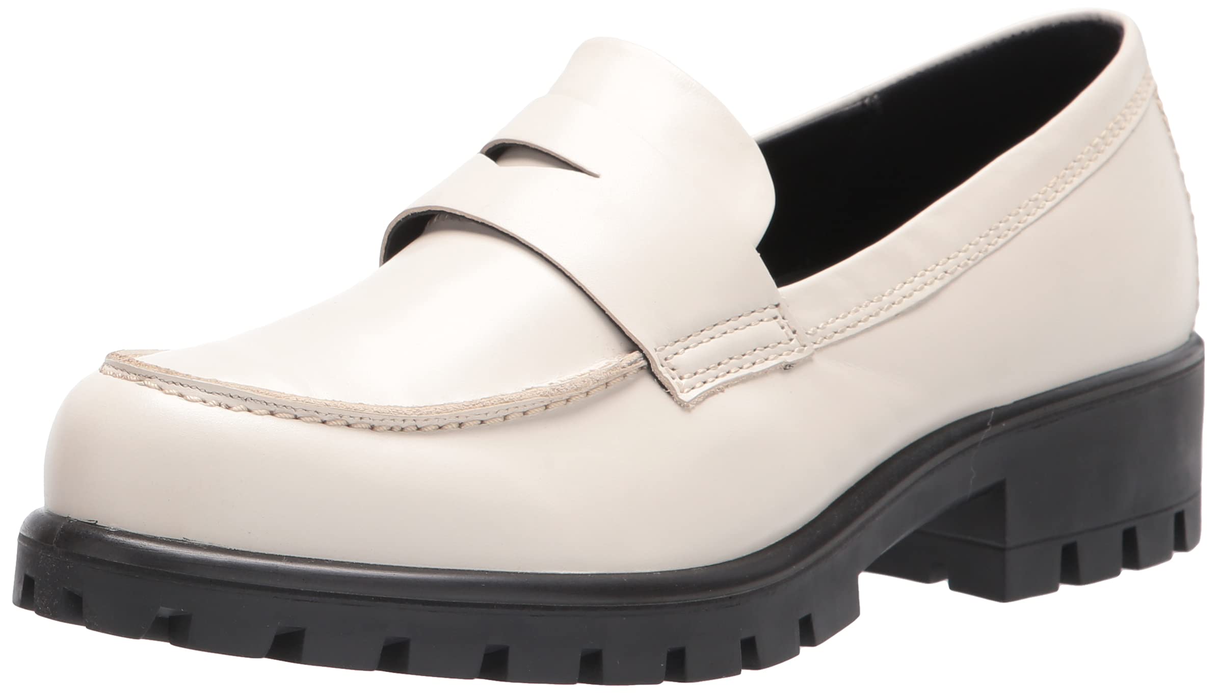 

ECCO Women s Modtray Penny Loafer, Limestone, 8-8.5