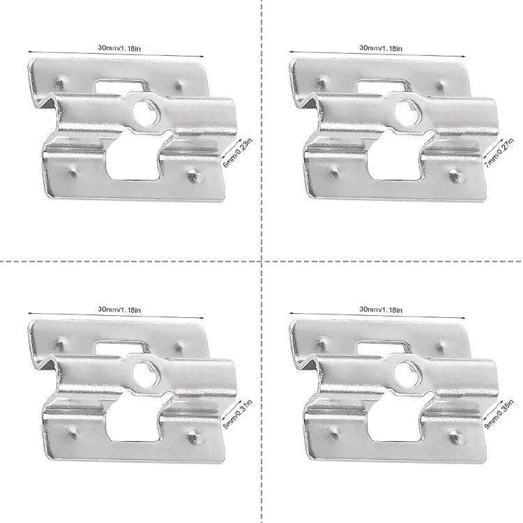 Stainless Steel Deck Clip Seamlessl Joining Brackets Rusts Proof Deck Clip for Composites Flooring Professional Assembly