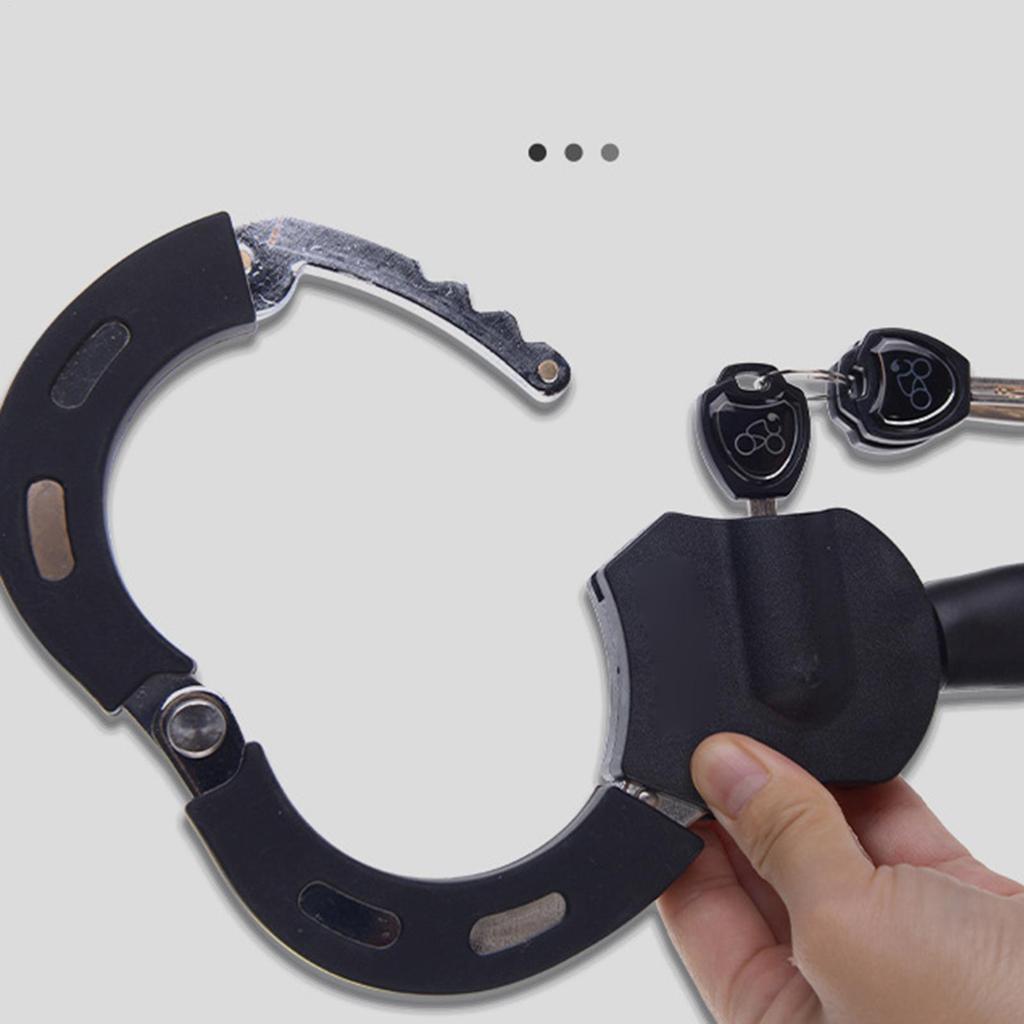 Motorcycle Bike Electric Scooter Lock with 3 Key 90cm Chain Lock Anti Theft Heavy-Duty System for Outdoor Travel