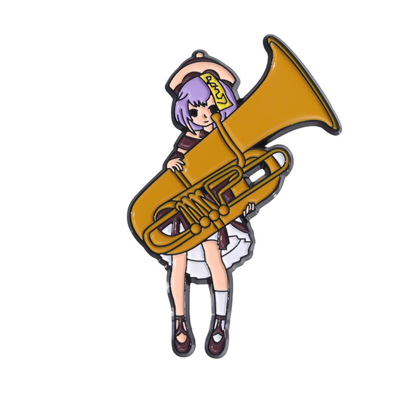 

Cartoon Vibrant Anime Metal Brooch Pin With Artistic Enamel Coating For Fashionable Outfits XZ8906