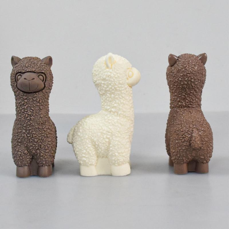 Cute Alpacas Silicone Mold DIY Epoxy Resin Molds Table Ornament Mould Soap Mold