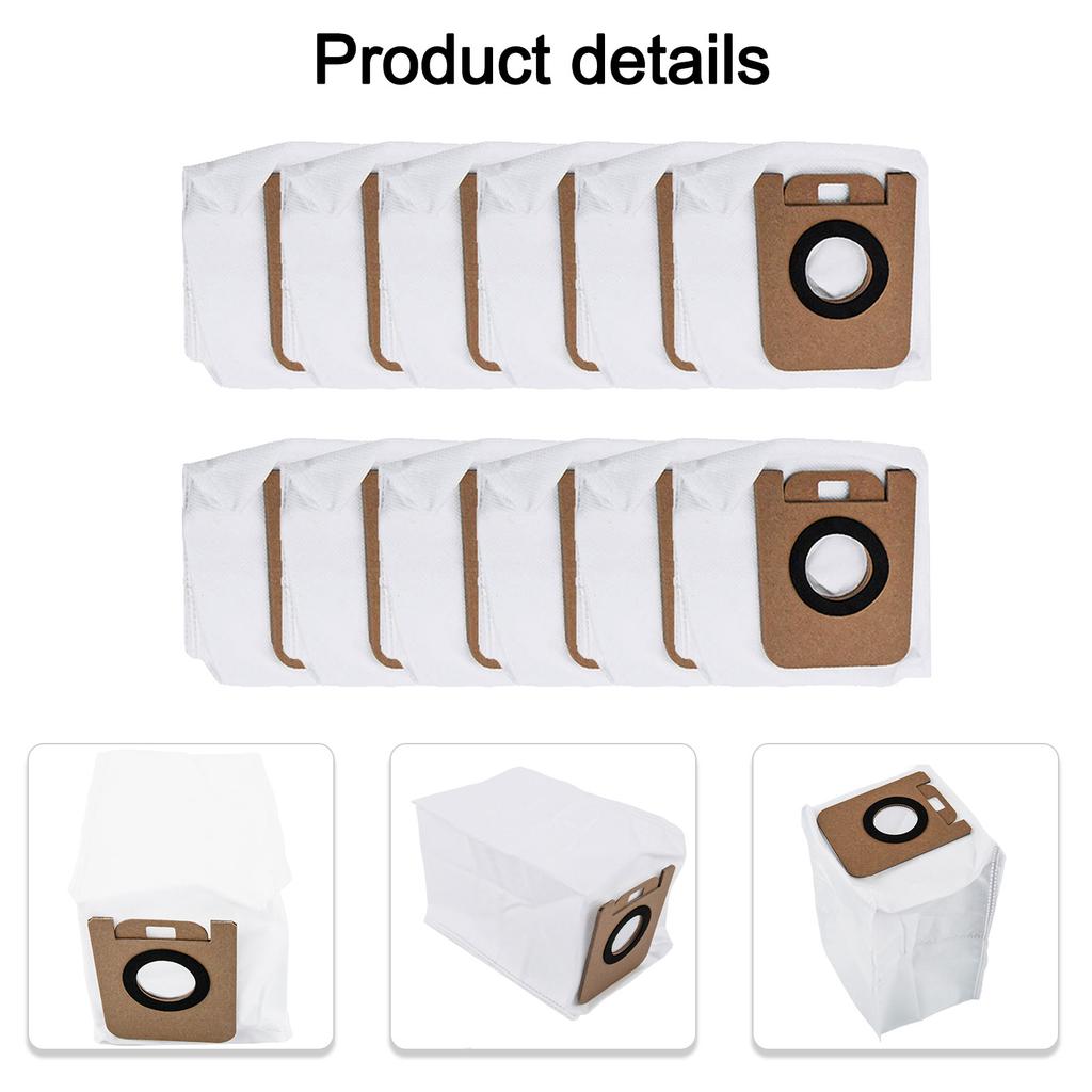 Umfassende Filtrations-Staubbeutel für Staubsauger der D10-Serie, 12er-Pack, kompatibel mit mehreren Modellen, einschließlich Für L10s Plus