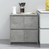 Sideboard Concrete Grey 70 x 41 x 75 cm Particleboard
