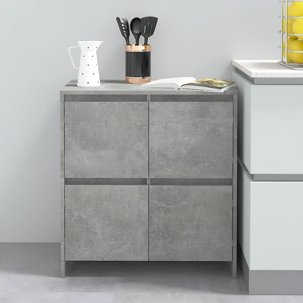 Sideboard Concrete Grey 70 x 41 x 75 cm Particleboard