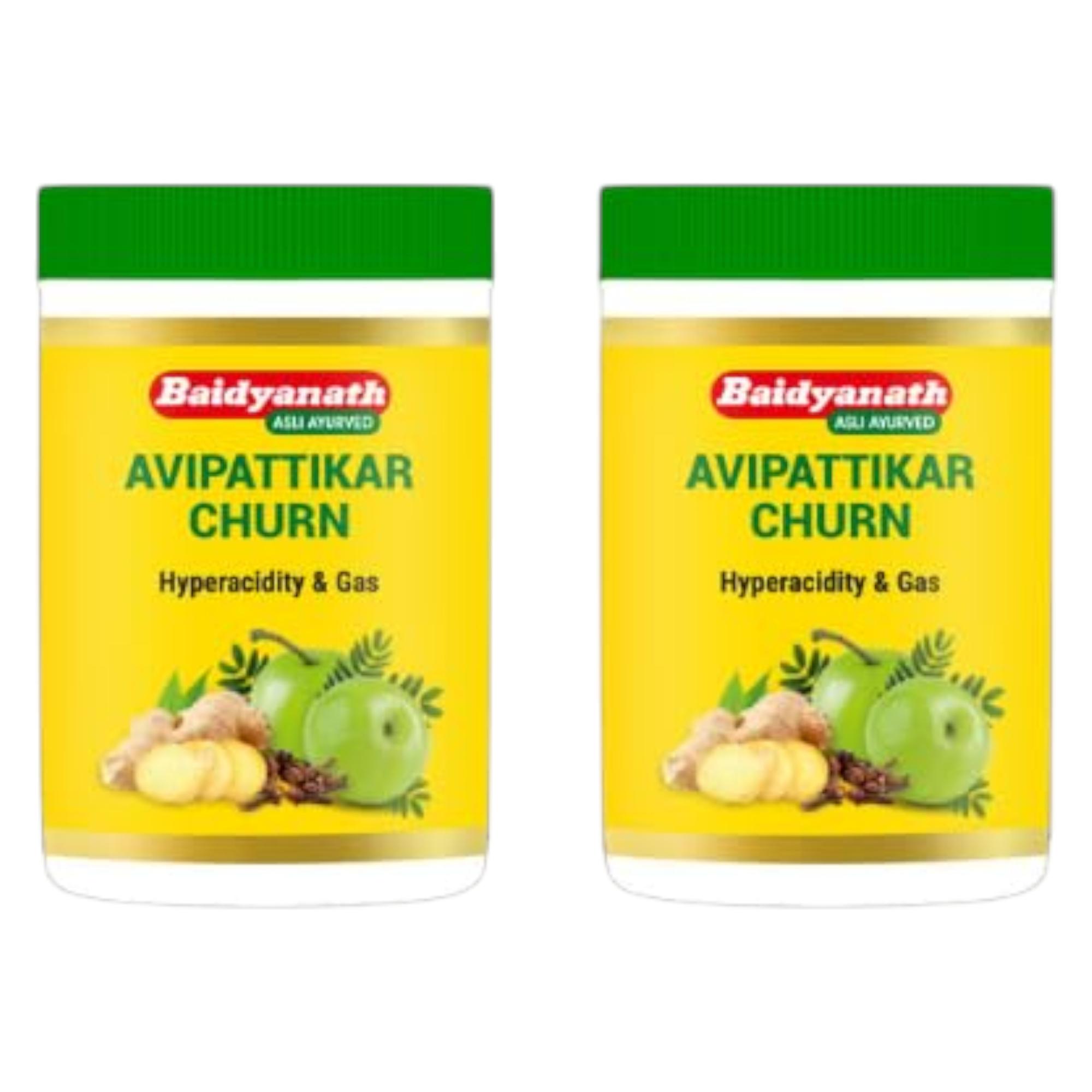 

Baidyanath Avipattikar Churna Ayurvedic Digestive Powder 100g X Pack Of 2 For Gas Relief, Indigestion, Acidity And Pitta Balance Support
