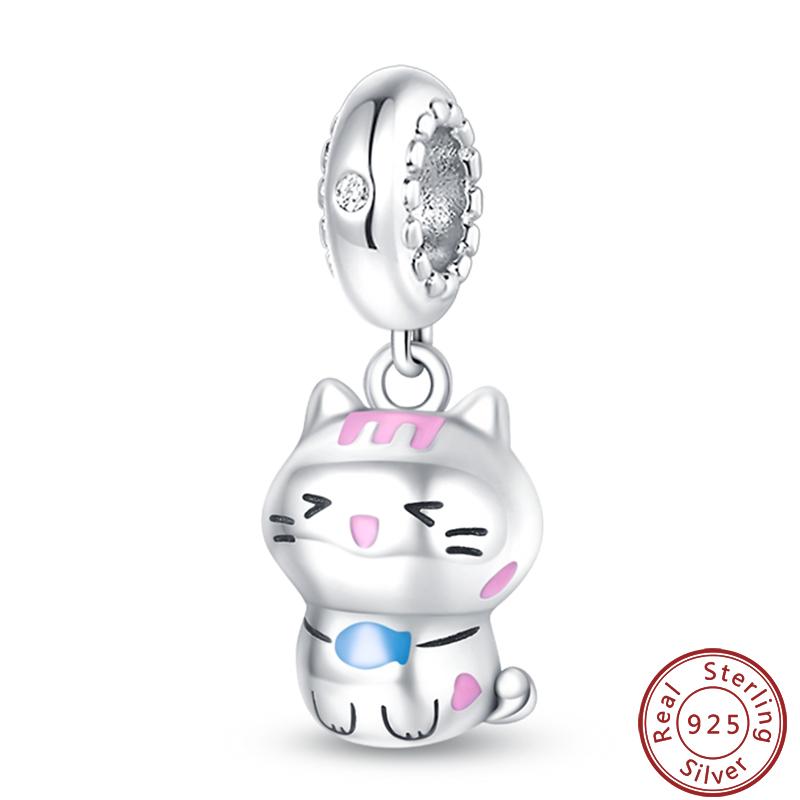 Cute Cat And Dog Series Copper Moon Butterfly Paw Print Charms 3Mm Diy Fine Jewelry Gifts Making