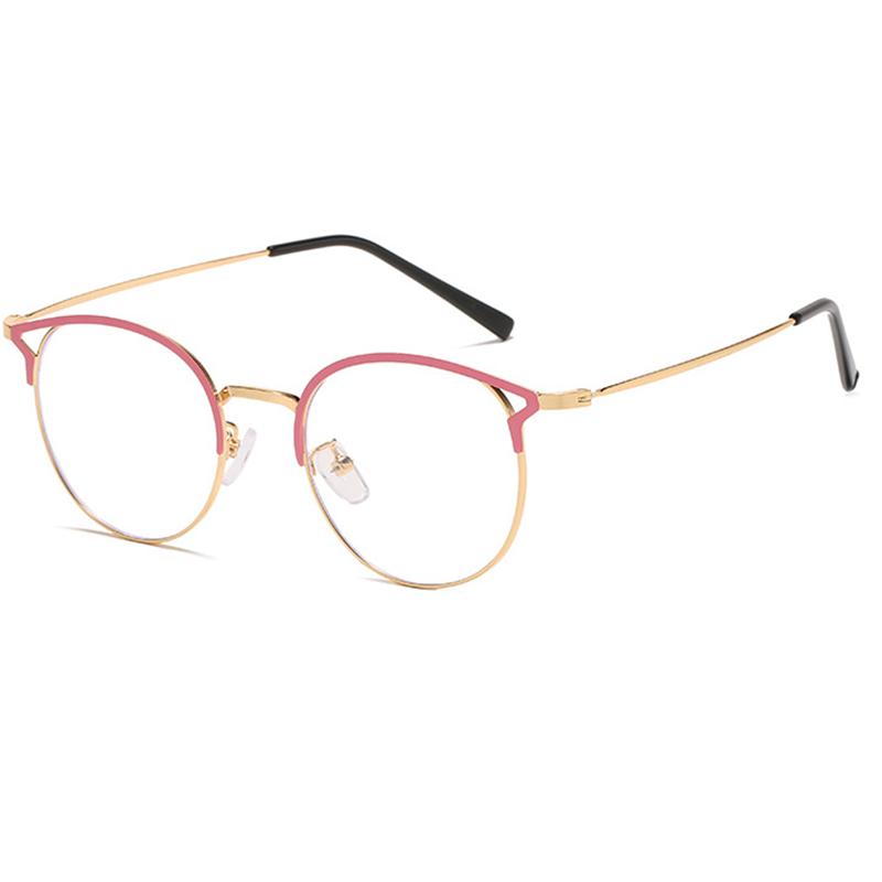 

Fashion Cute Cat Eye Myopia Glasses Finished Women Men Metal Cateye Prescription Spectacles Female Sph 0 -0.5 -1.0 -1.5 To -6.0 0