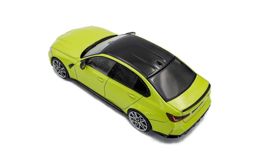 SOLIDO BMW M3 Competition Sedan 2023 Finished Product S4315303 1/43 (Yellow)