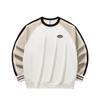 Men's ANTA Sweatshirts Unisex Ivory White Crew Neck Moderate