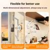 Oatsbasf Glass Mirror Suction Cup Tablet & Phone Holder Wall Mount Tablet Stand Anlge Adjustable Hands Free Telescopic Mount