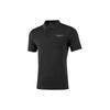 Letter Pullover Casual Short Sleeve Polo Shirt Men Polo Shirts Carbon-Black P223M052-0018