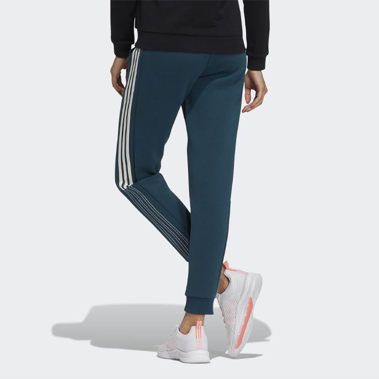 Adidas Neo Cny Series Casual Training Striped Sweatpants Women Bottoms Green GP5751