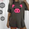 Pig Face Costume Funny Halloween T Shirt Sweat Tote Bag 145506 Vintage Soft Top For Everyday Wear Casual Fashion Graphic