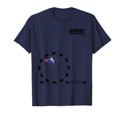 [Amazon MoD POP UP Store Commemoration] Sonic 001 Black T-shirt