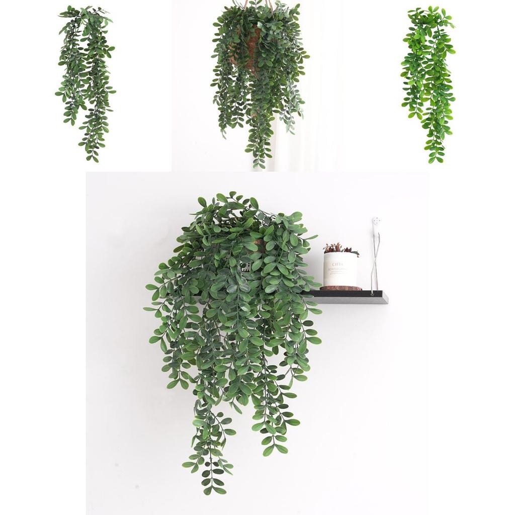 Wall Hanging Green Common Bowringia Plant With Three Color Faux Vine For Home Decor And Living Room