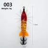 Horizontal Squid Jig Luminous Artificial Calamar Wobbler Sea Fishing Lures  Cuttlefish Fishing