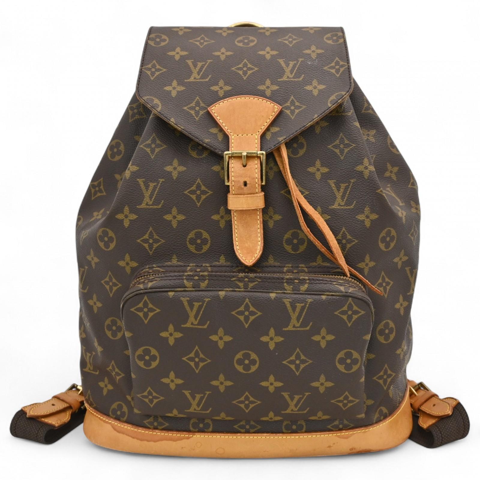 

Автентичний LOUIS VUITTON Monogram Montsouris GM Рюкзак Вінтажний Коричнева Шкіра lv2544kj