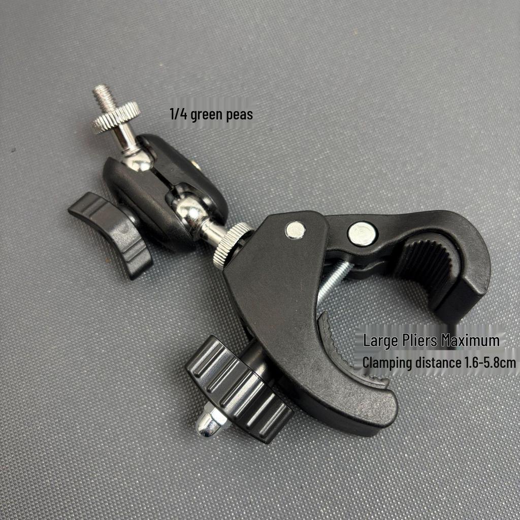 Tripod Mobile Phone Holder & Clip for Bicycle/Scooter - Camera Accessory Clamp