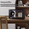Haut-parleur Bluetooth Transparent Vintage Lumière Colorée Bas Choc Barre de Son Bouton Tactile Lecteur de Musique Style Minimaliste Nordique